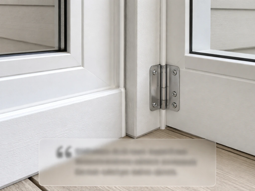 Close-up of aligned wall panels with crisp caulk lines and clean hardware on a simple exterior corner.