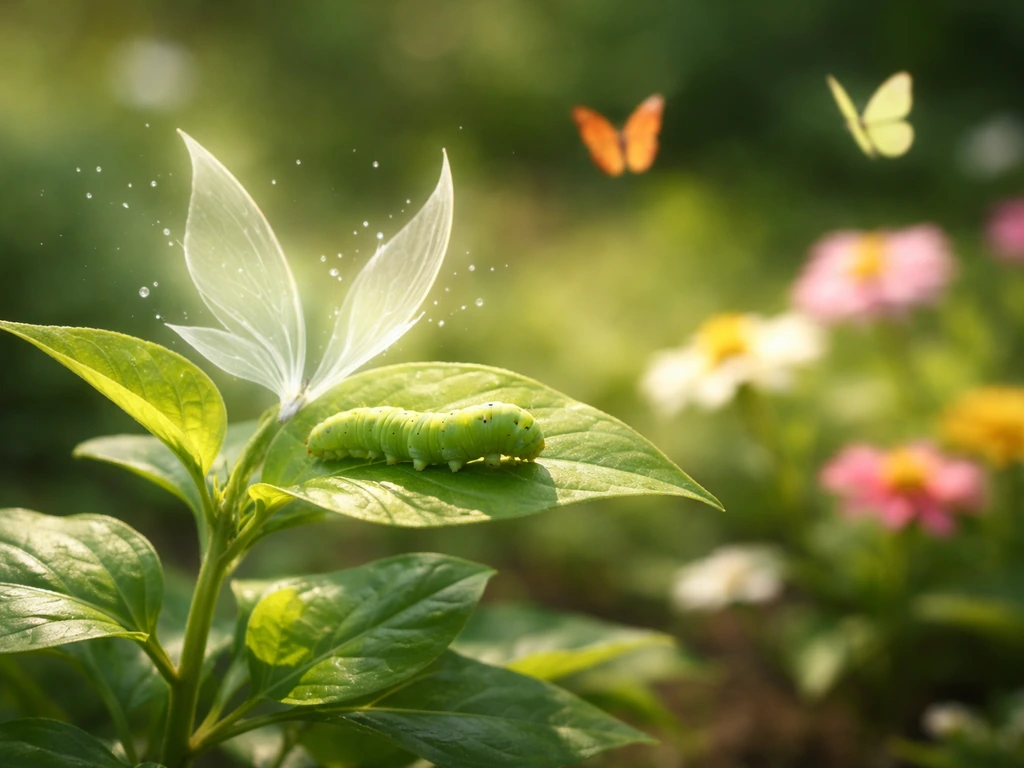does caterpillar in grow a garden turn into butterfly