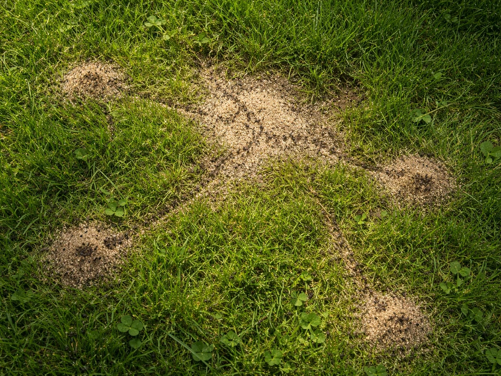 mieren gras