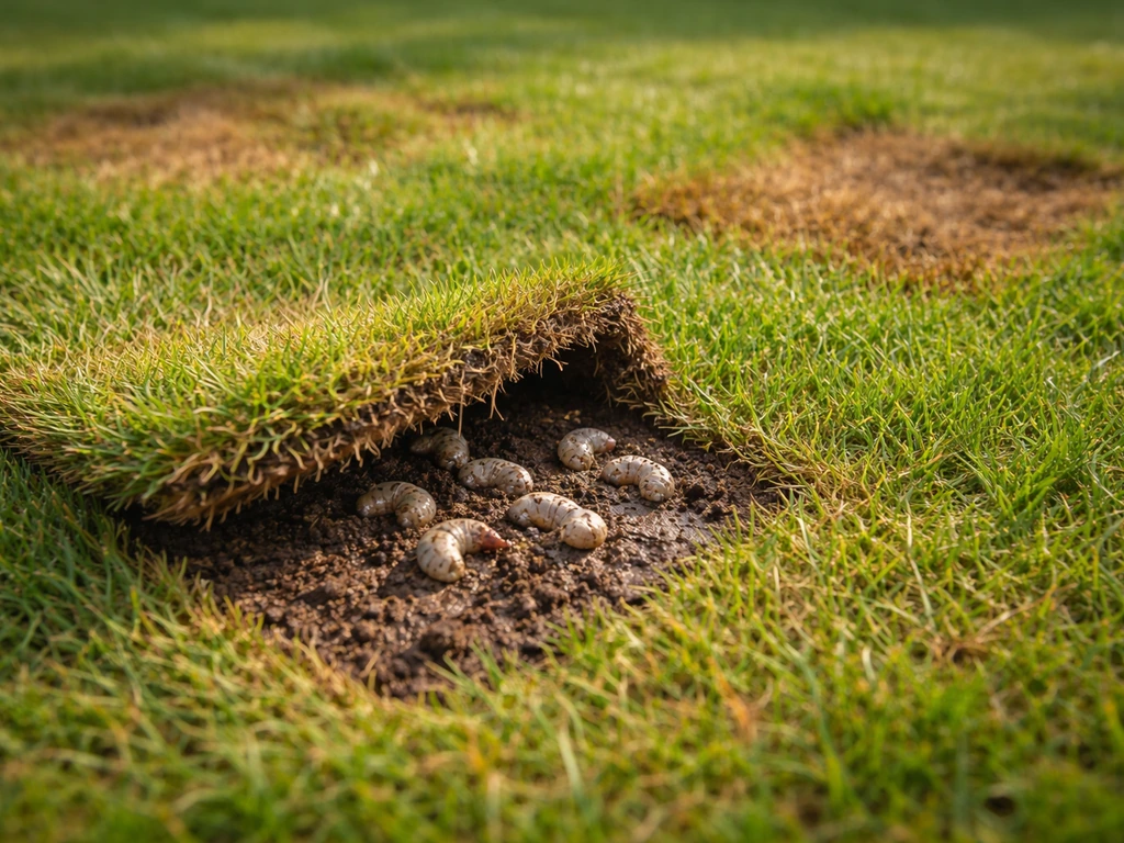 Rupsen onder het gras herkennen en bestrijden in je gazon