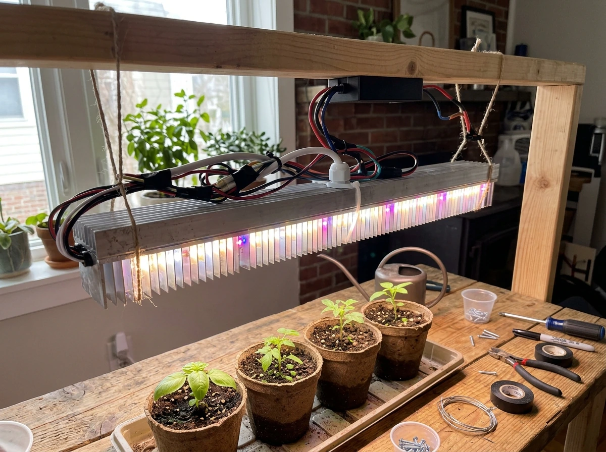 How to Build Grow Lights at Home DIY Step by Step