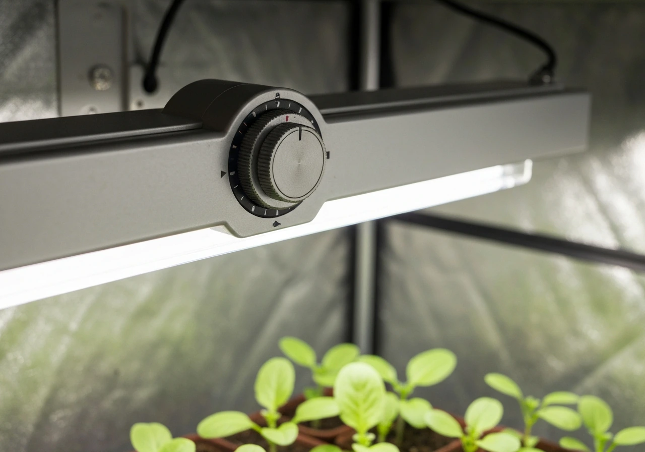 how to set grow light timer
