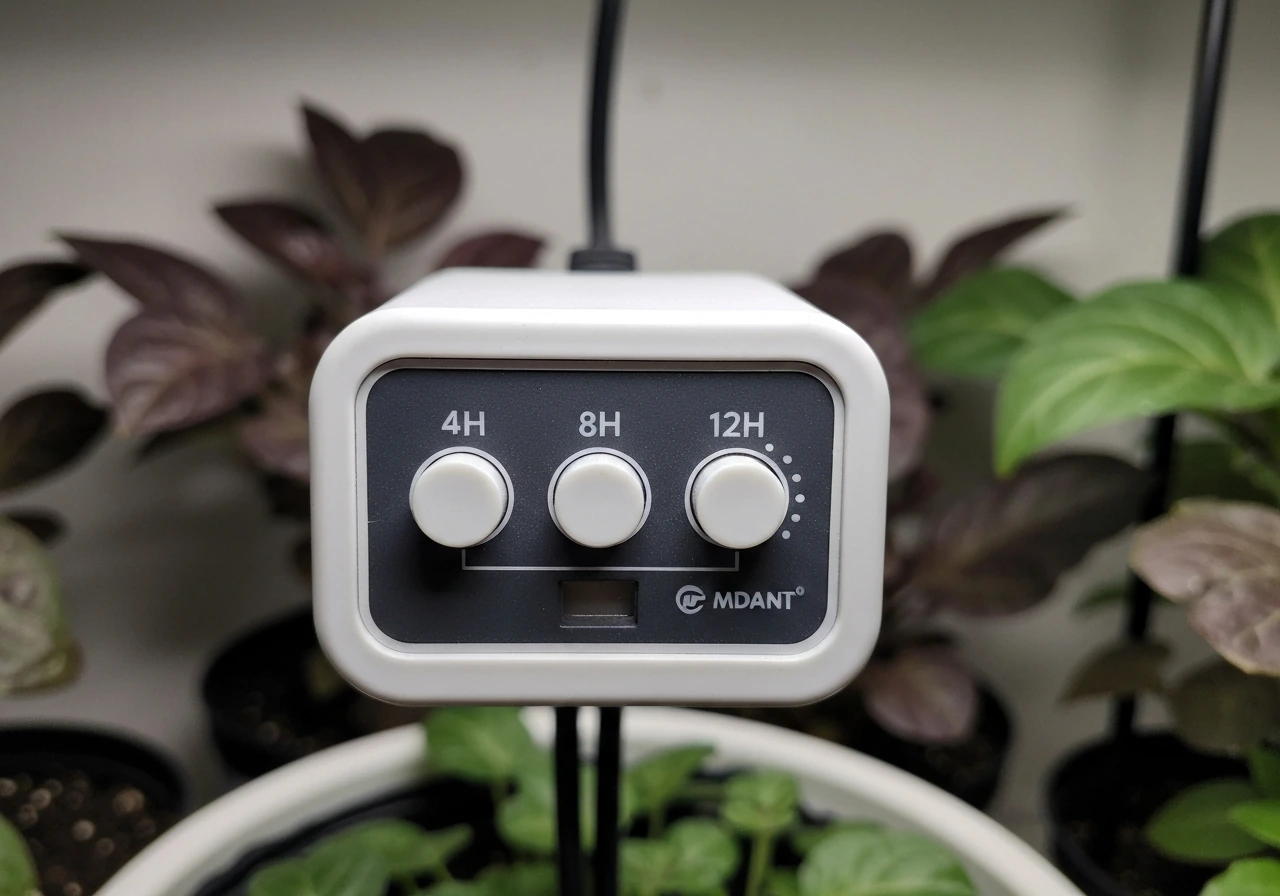 how to set a grow light timer