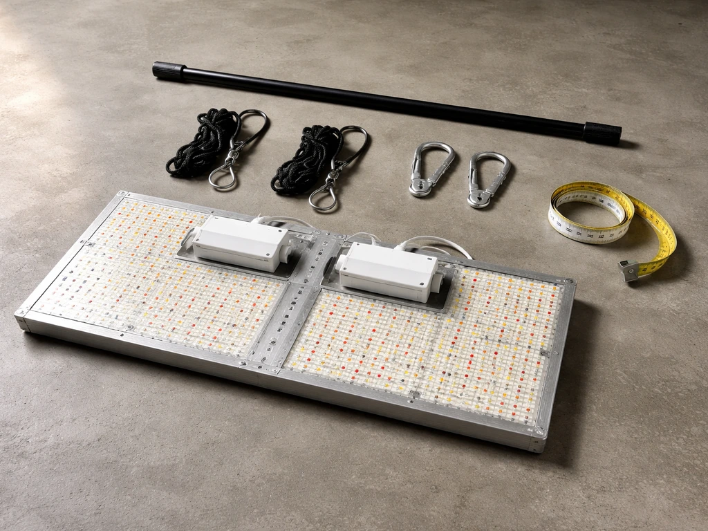 how to hang grow lights