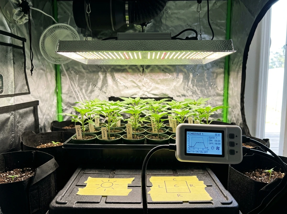 Best Grow Light Schedule 1 for LEDs: Timing and Placement