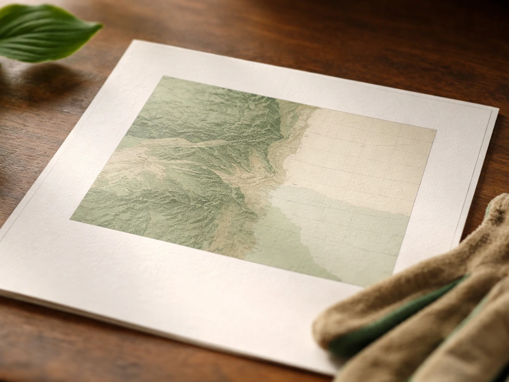 Minimal map-like photo showing Colorado regions with subtle color blocks for Front Range, foothills, and higher elevatio