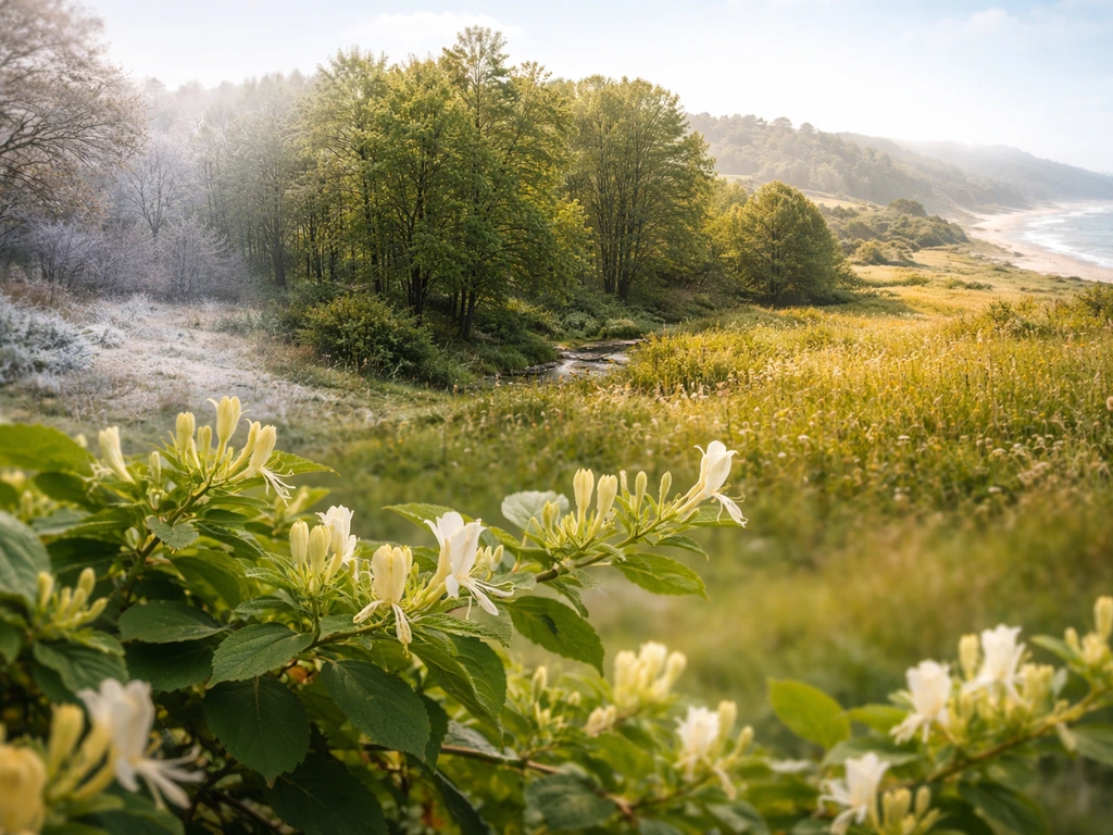 where does honeysuckle grow