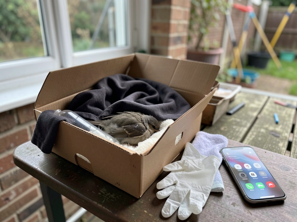 What to Do With an Injured Bird in the UK Today