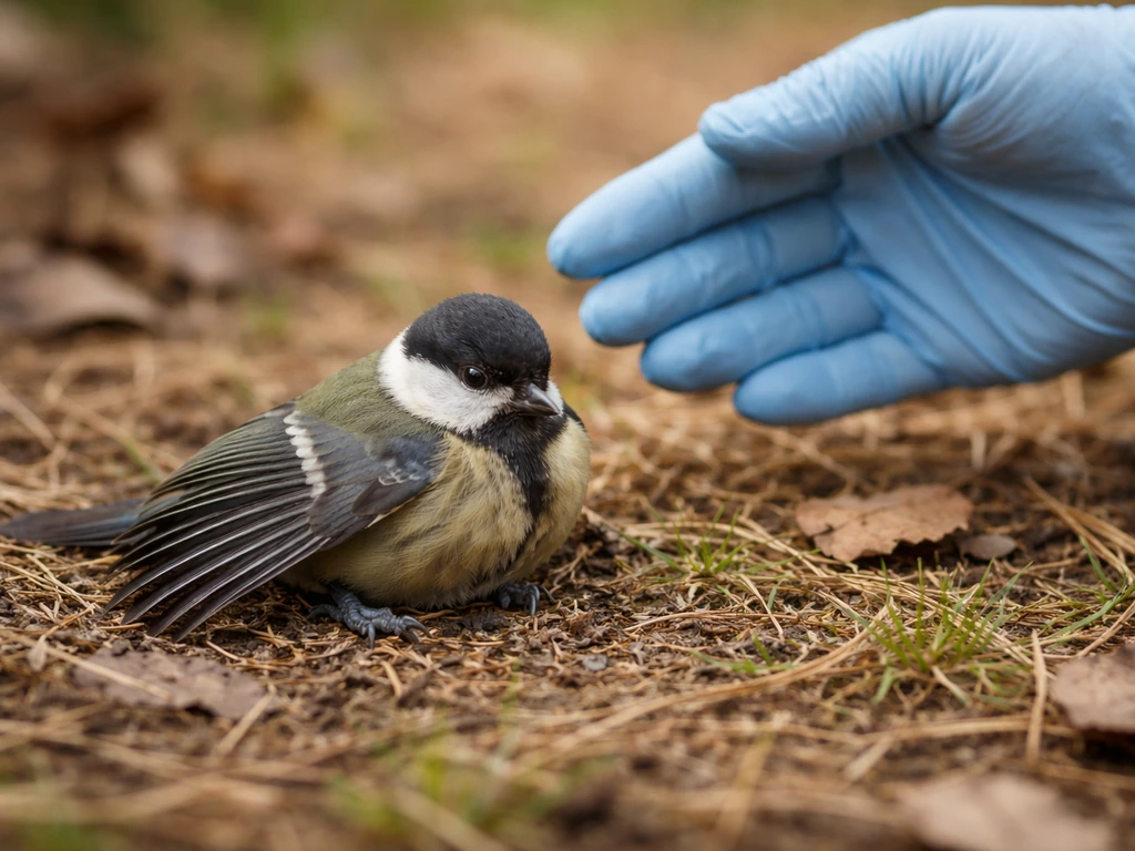 how to tell if a bird has a broken wing