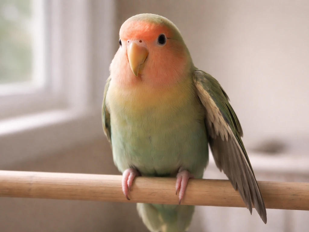 Bird with one wing drooping lower than the other, showing an obvious wing injury.