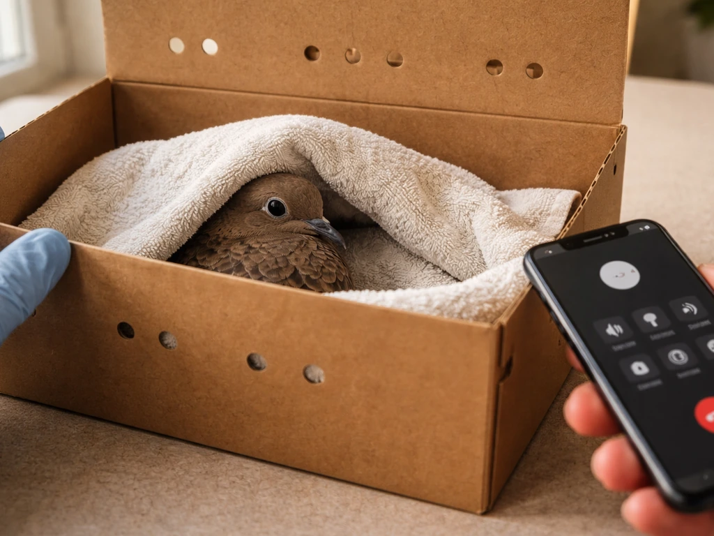 who to call for a trapped bird