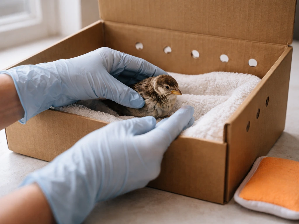 how to help a shocked bird