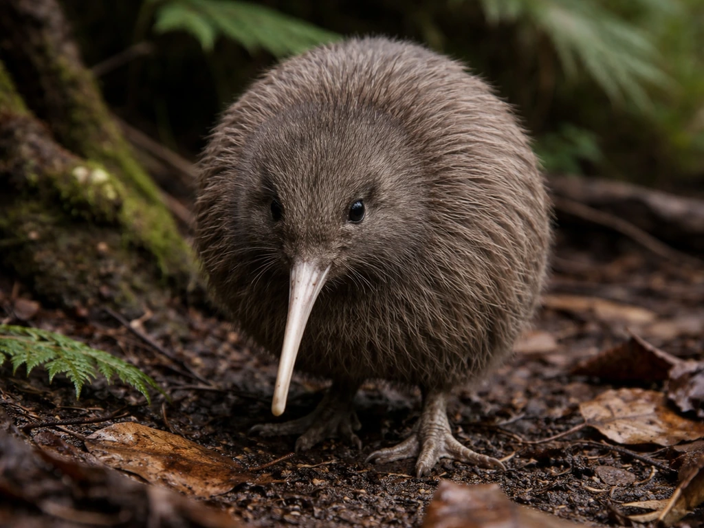 what does kiwi bird look like