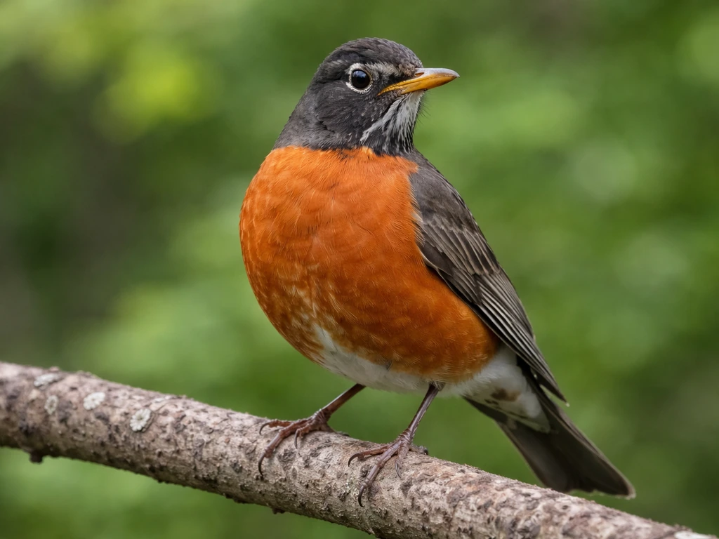 what does robin bird look like