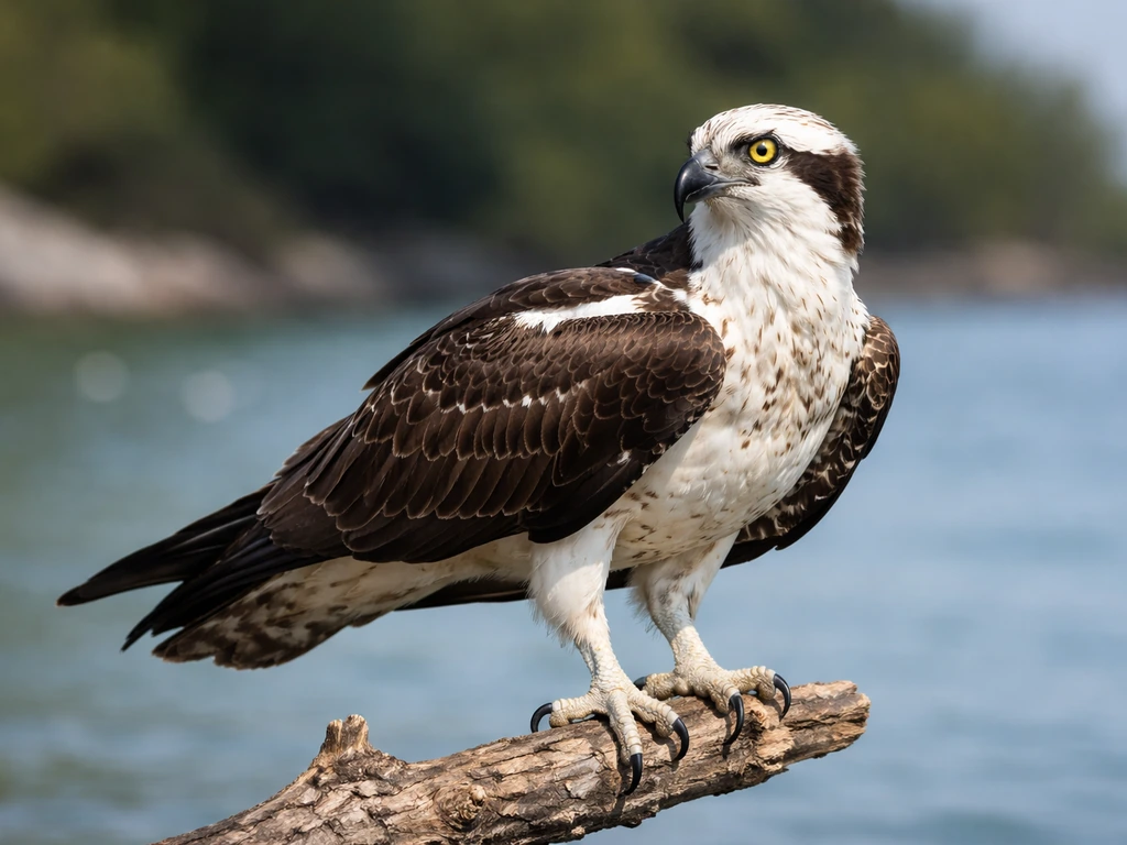 what does a osprey bird look like