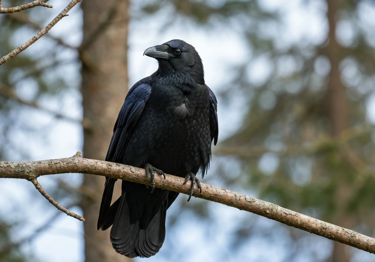 What Does a Raven Bird Look Like? Key Field Marks
