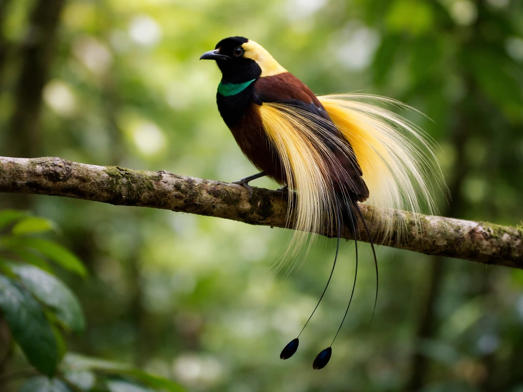 what does the bird of paradise look like