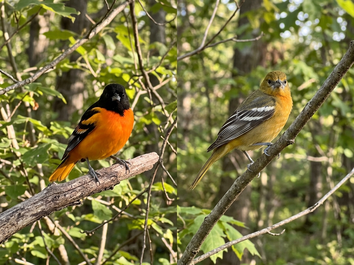 What Does an Oriole Bird Look Like? Males vs Females