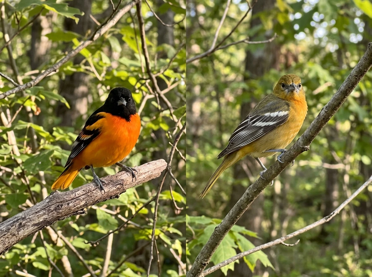 What Does an Oriole Bird Look Like? Males vs Females