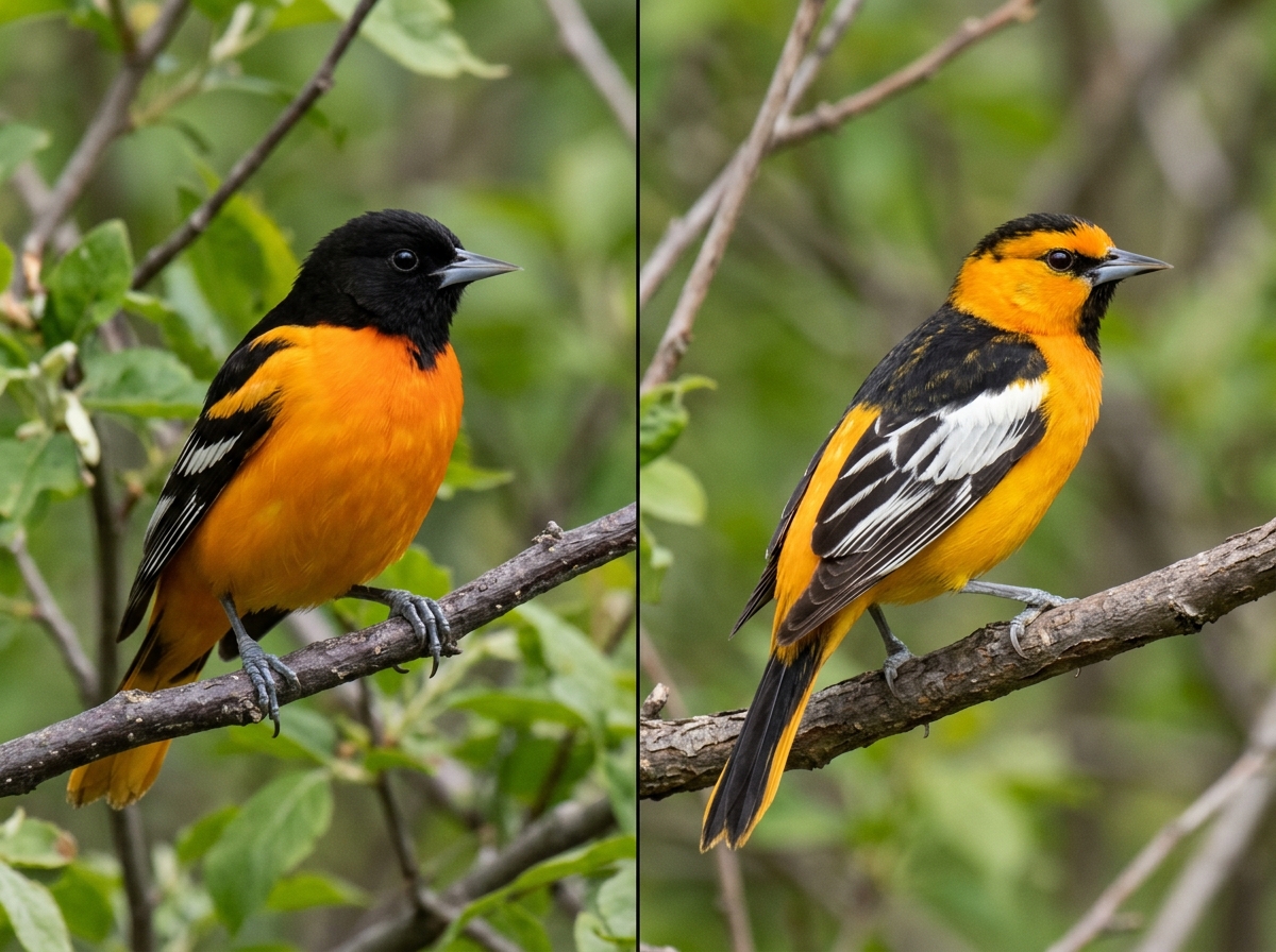 what do oriole bird look like