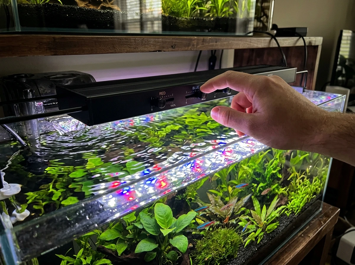 can led lights grow plants in aquariums