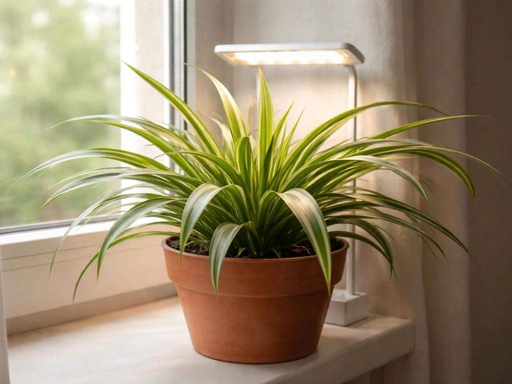 can spider plant grow without sunlight