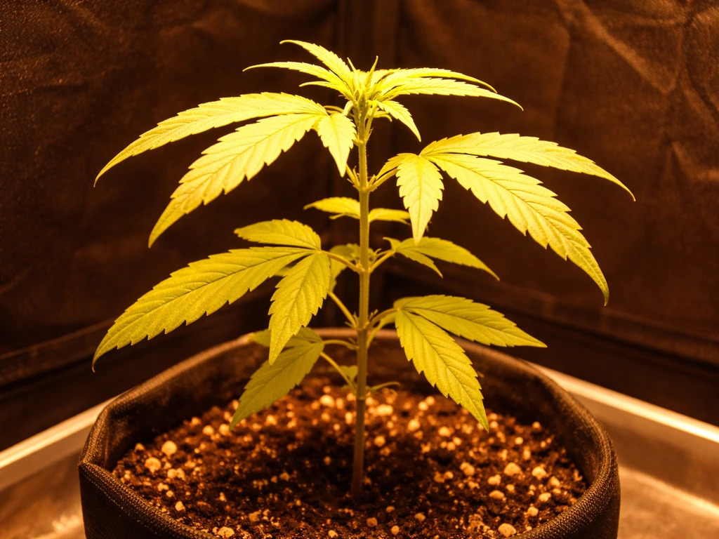 how well would a plant grow under pure yellow light