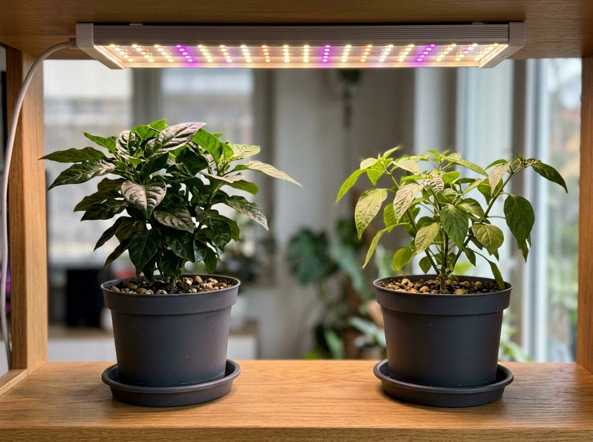 LED light distance and intensity drop-off setup