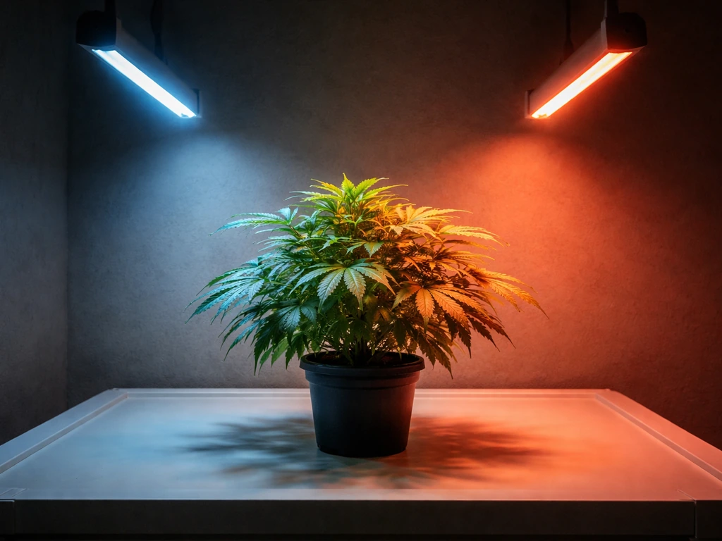 under what color light do plants grow best