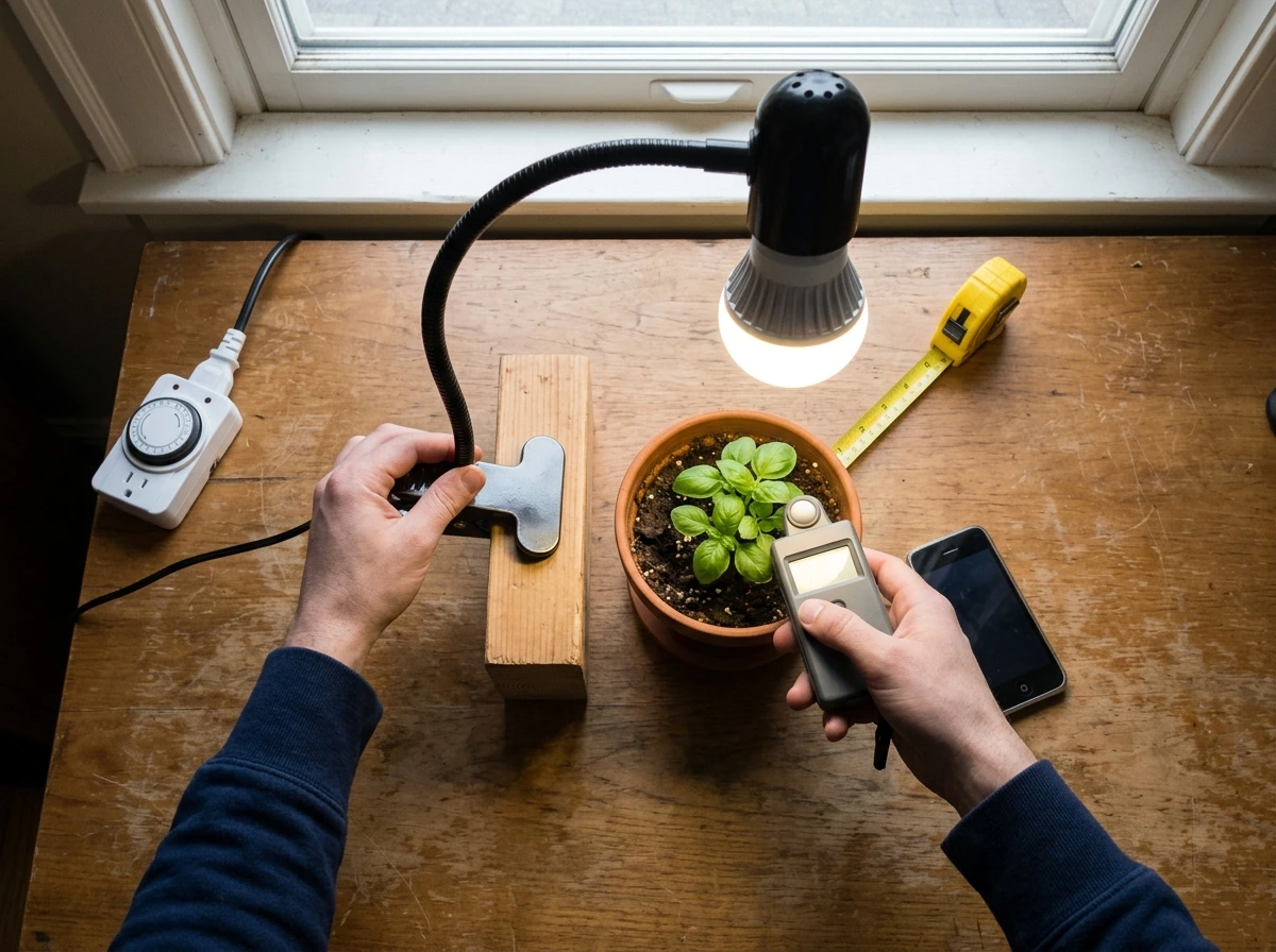 can a plant grow with a regular light bulb