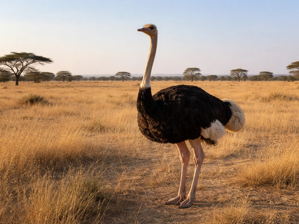 ostrich national bird of which country