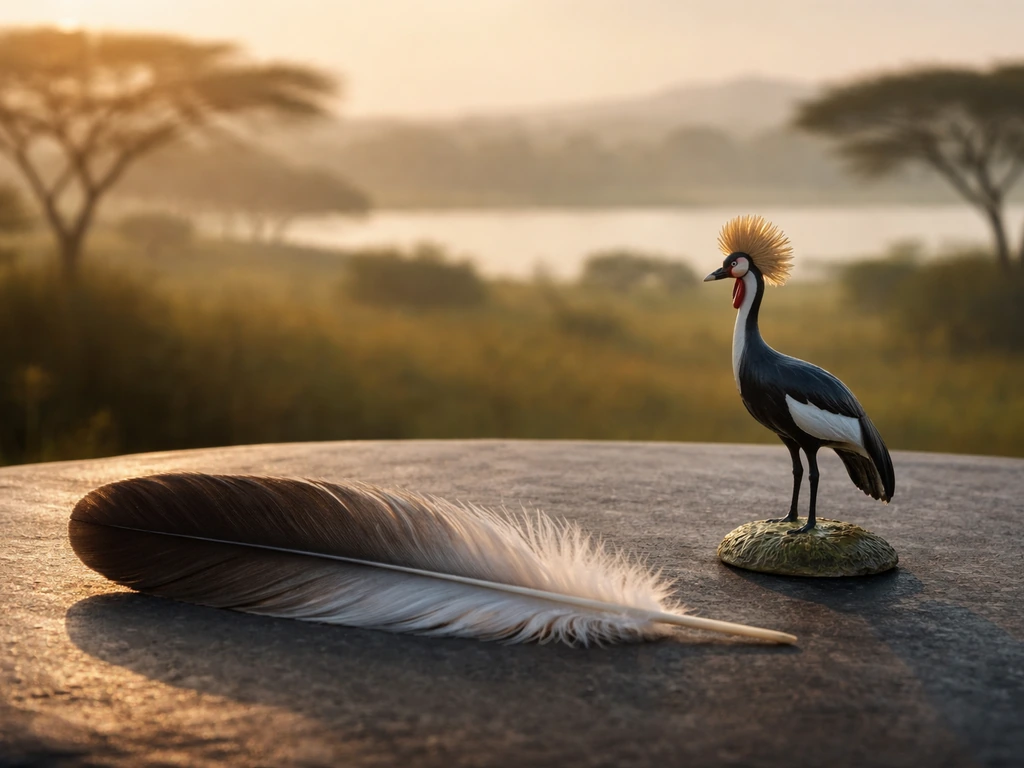 what is the bird on uganda flag