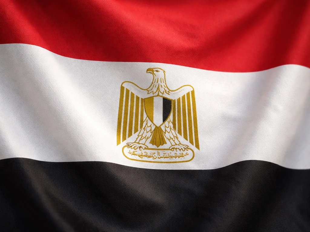 what bird is on egyptian flag
