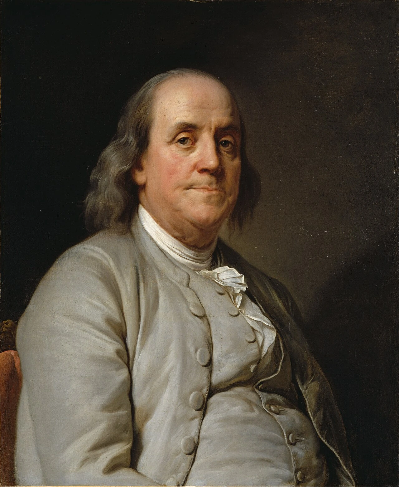 Portrait painting of Benjamin Franklin