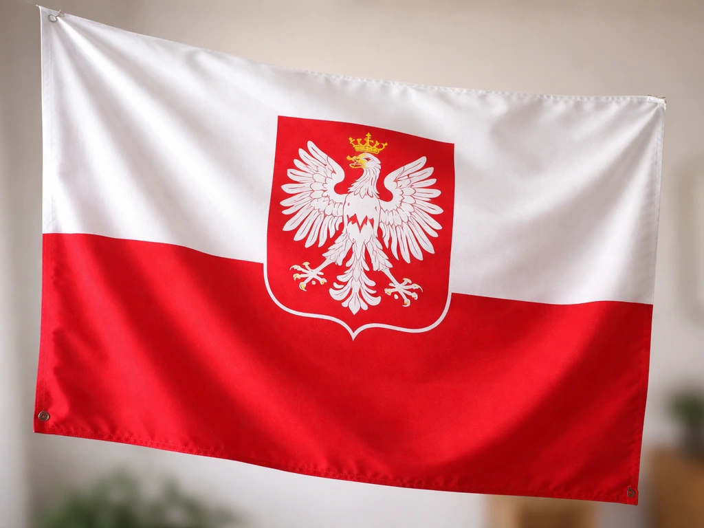 what is the bird on the polish flag