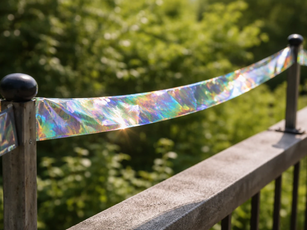 bird scare tape how to use