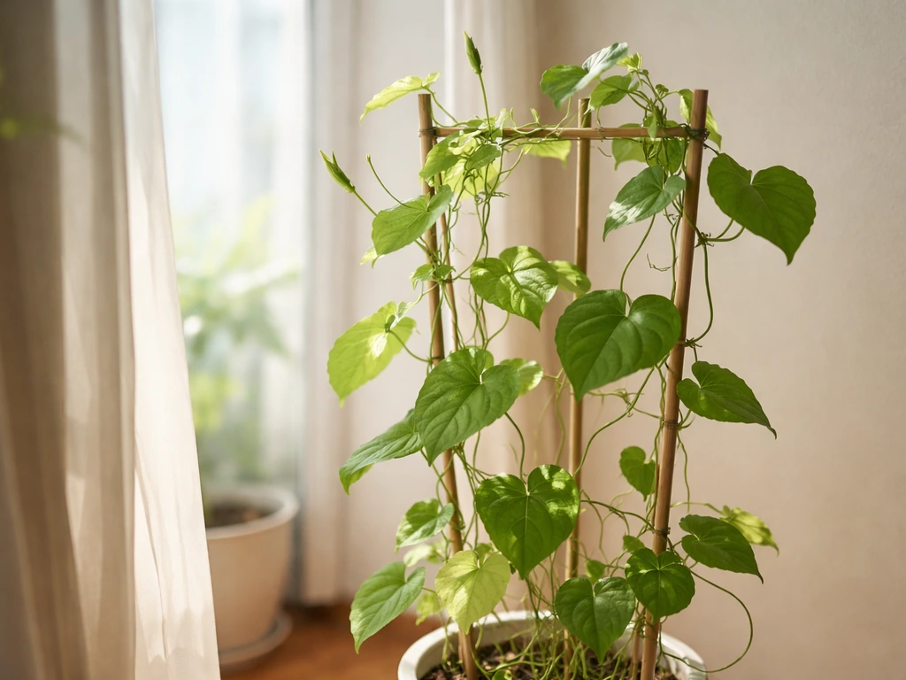 can morning glories grow inside