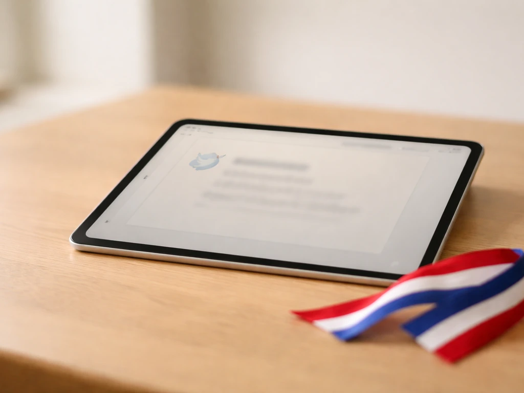 Tablet on a desk with a blurred seasonal events panel implying July 4th Eve availability for a bird