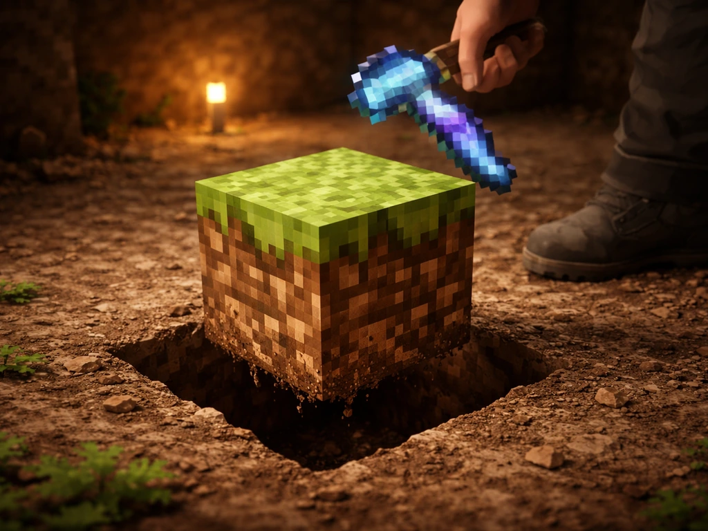 minecraft bloc herbe