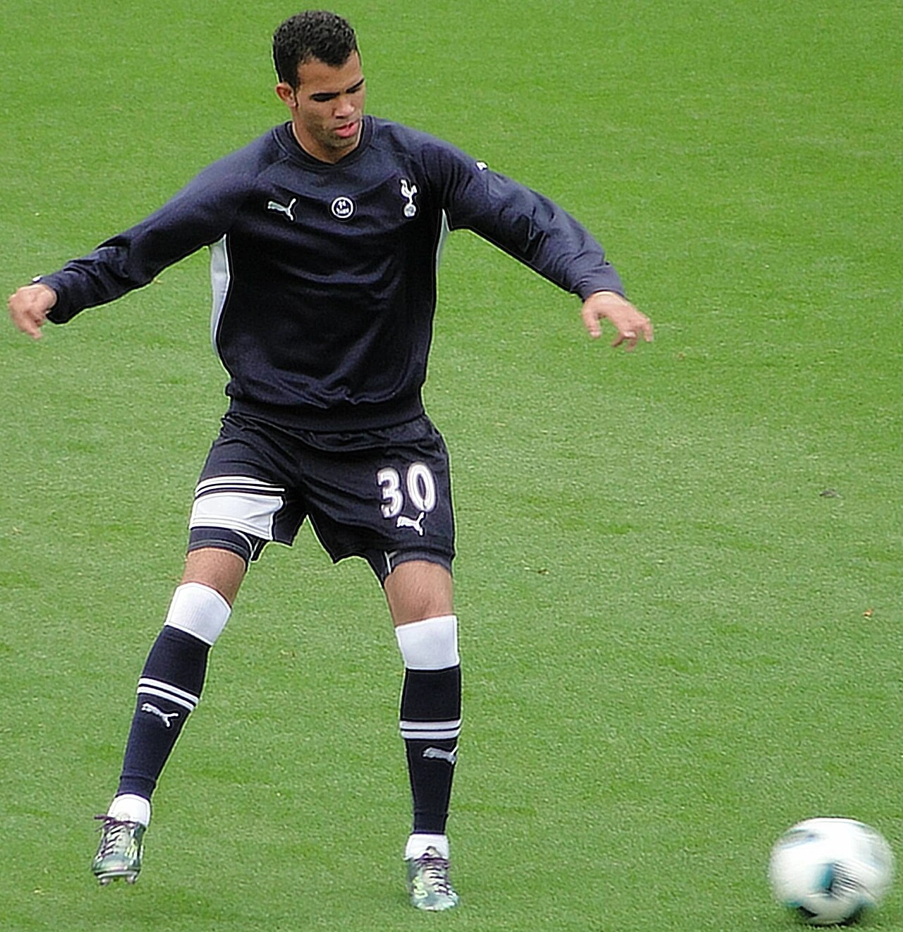 Sandro Ranieri Cordeiro in a football training or warm-up session on the pitch