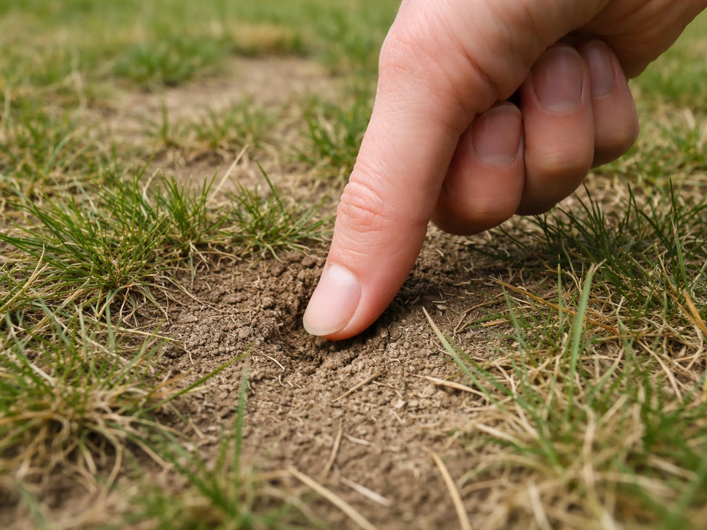 gras in voortuin
