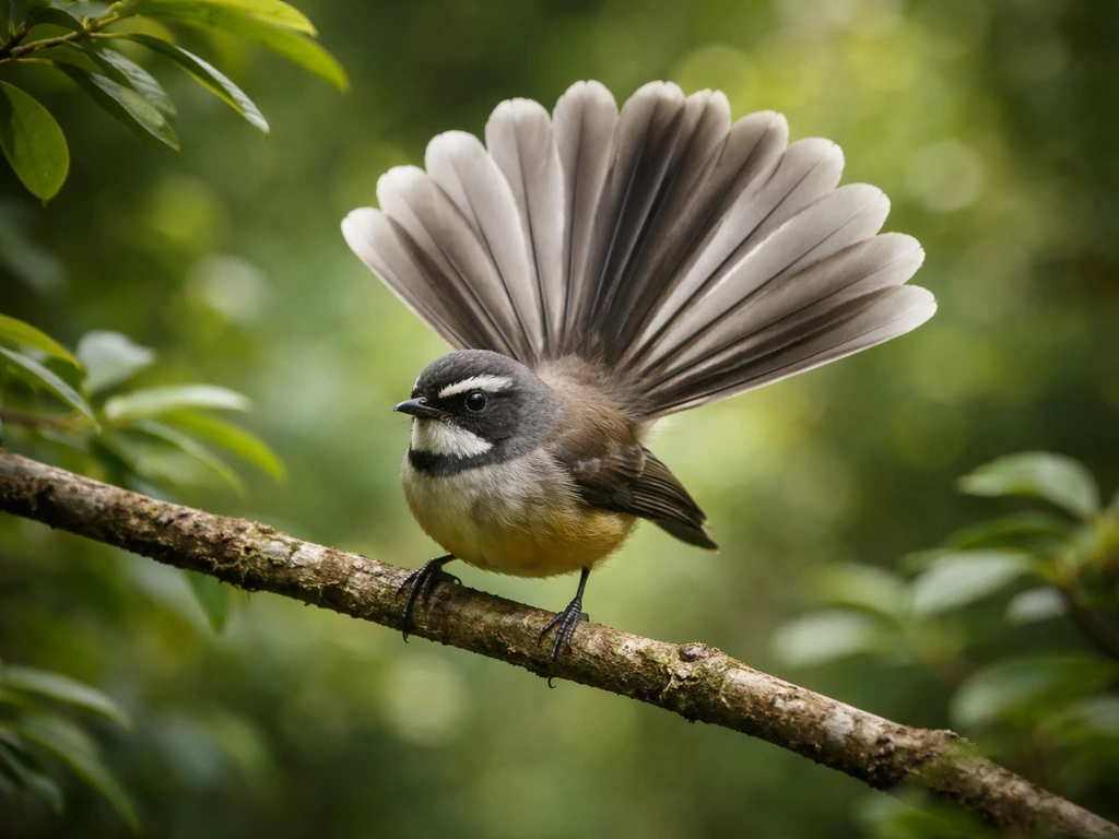 spiritual meaning of fantail bird