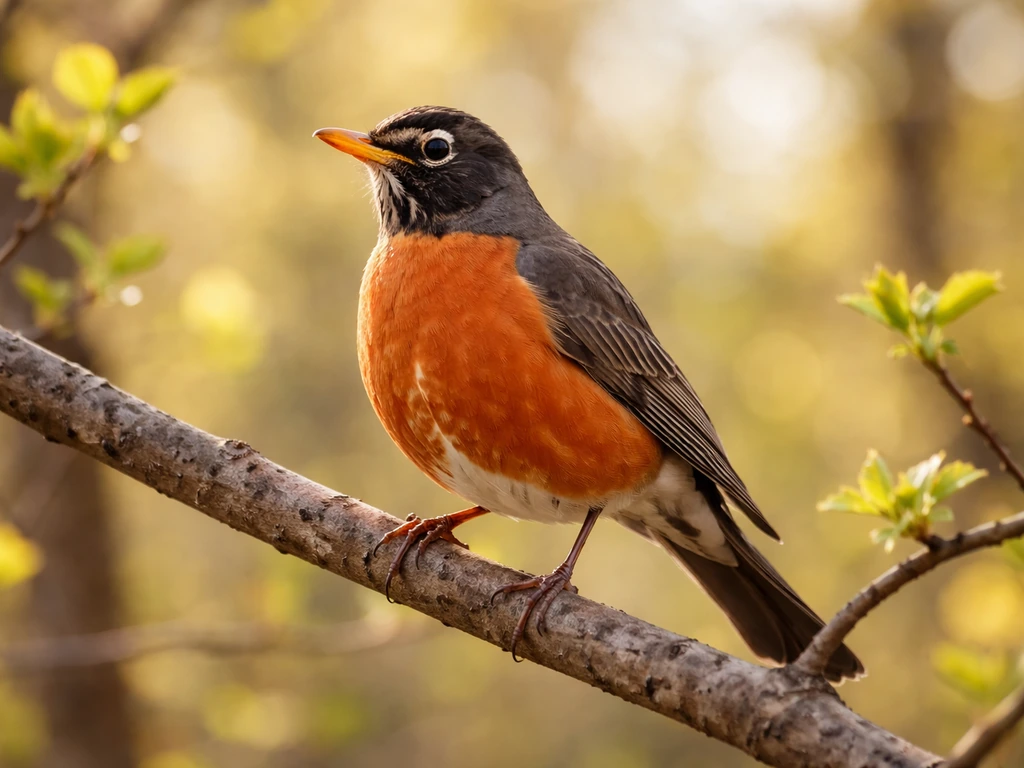 spiritual meaning of red robin bird