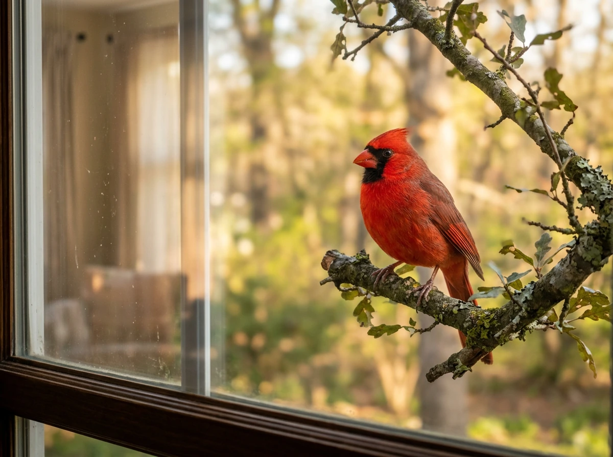 spiritual meaning of red bird