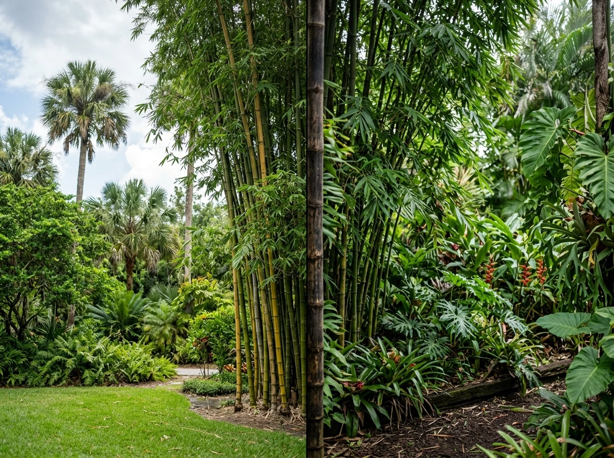 Bamboo thriving across Florida’s humid subtropical and tropical climate zones.