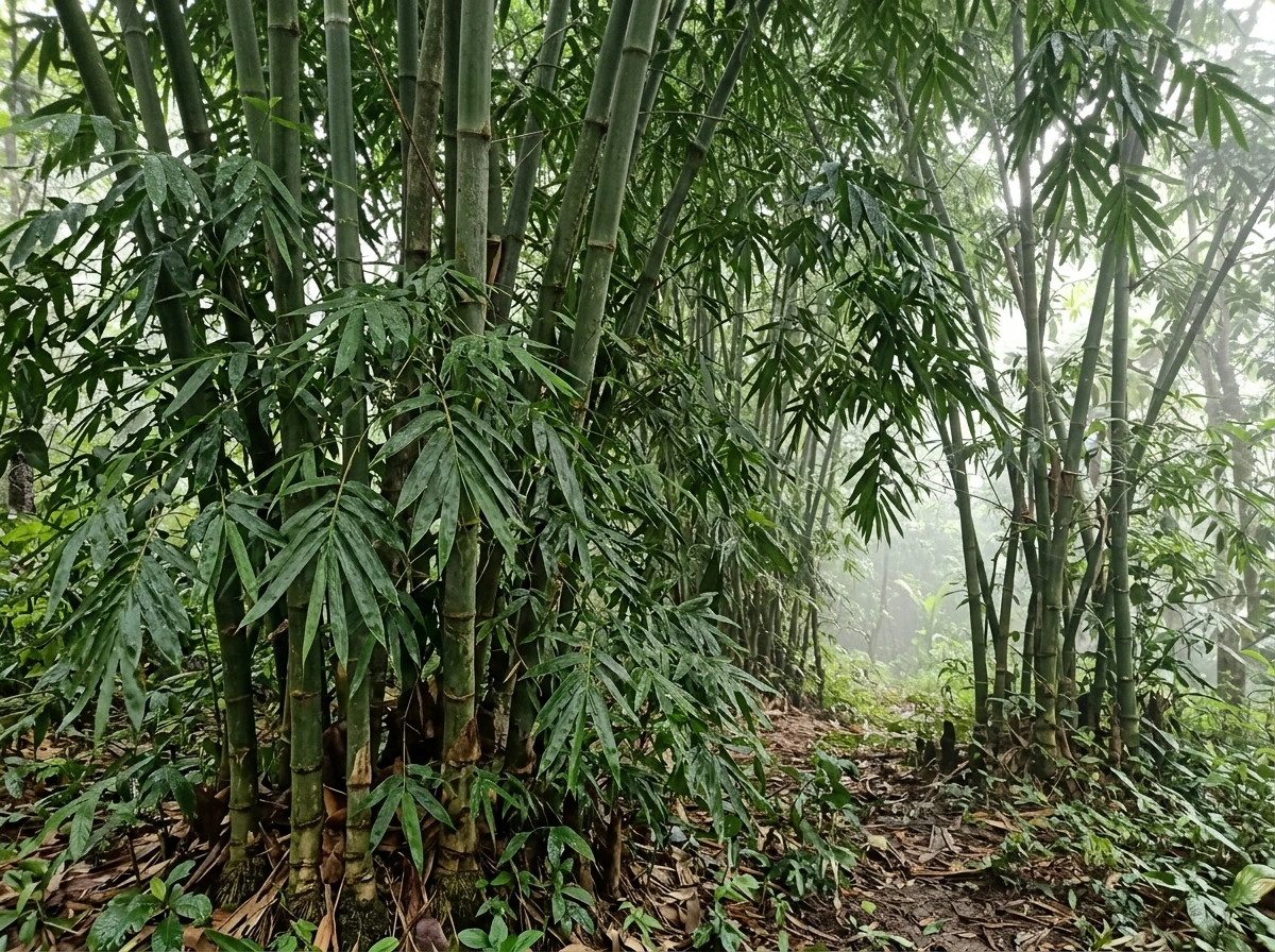 where does bamboo grow