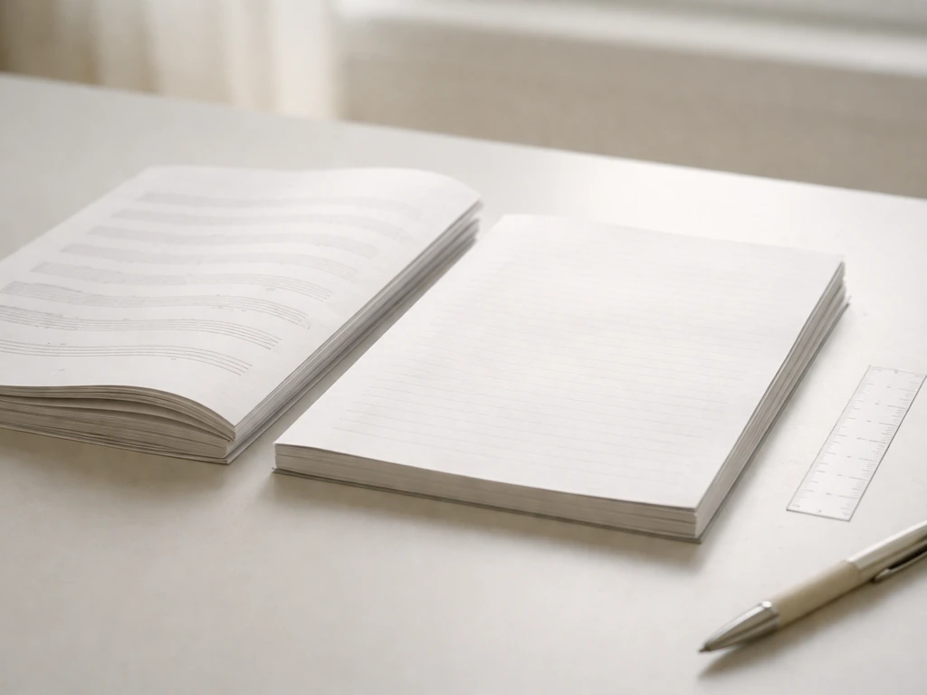 Close-up of a credit-card-sized cue sheet and licensing papers with a simple timeline marker for sync royalties.