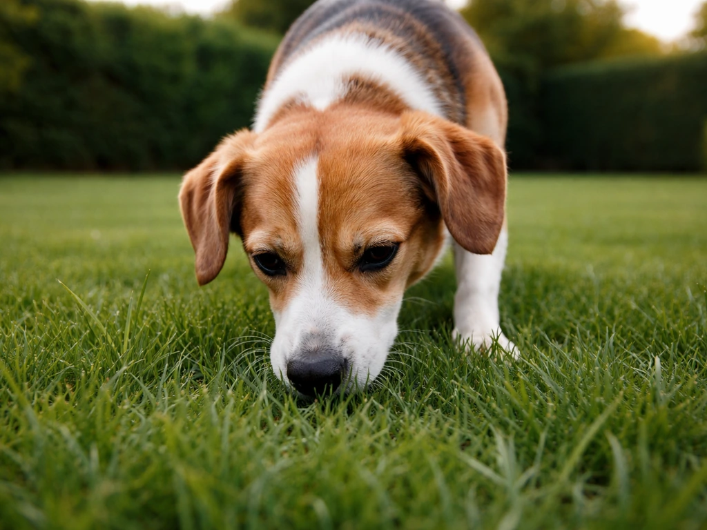 Pourquoi mon chien mange du gazon en France ? Causes et solutions