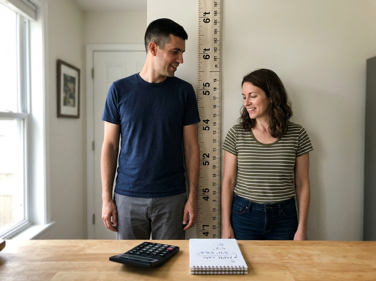 Parents’ heights used to estimate midparental height for realistic expectations