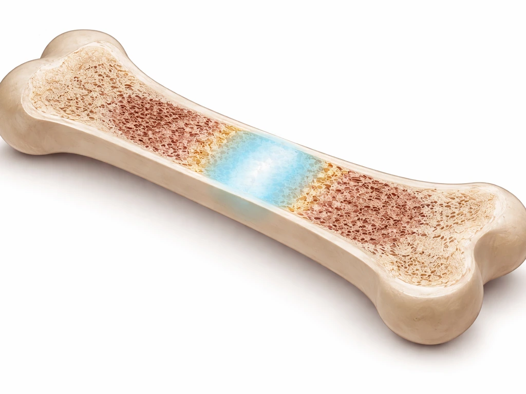 Simplified cross-section of a long bone highlighting the cartilage growth plate where height increases.